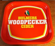 Bulmers Woodpecker Cider Metal Serving Tray 33cm Square 