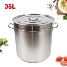 35L Stainless Steel Stock Pot