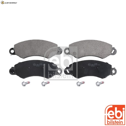 Brake pad set disc - disc, 16966