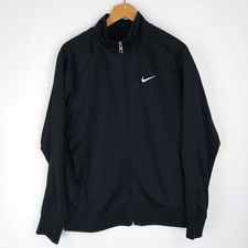 NIKE Black logo Track top zip