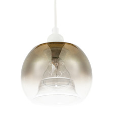 Modern polished gold and - polished, clear