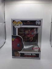 Vision 70s #718 Funko Pop Special Edition WandaVision with protector & UV sleeve