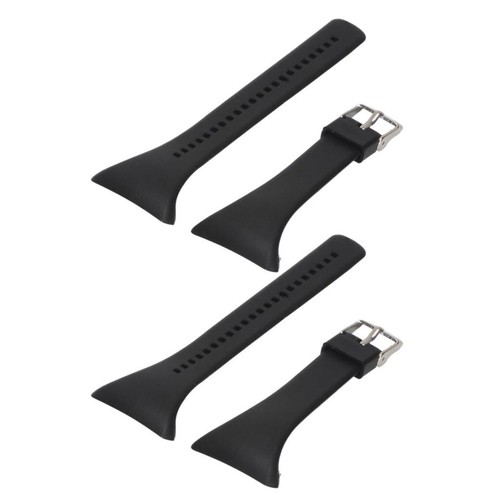 Silicone wrist watch band - 2x,