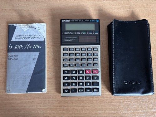 Vintage casio 115n solar - casio, fx-115n