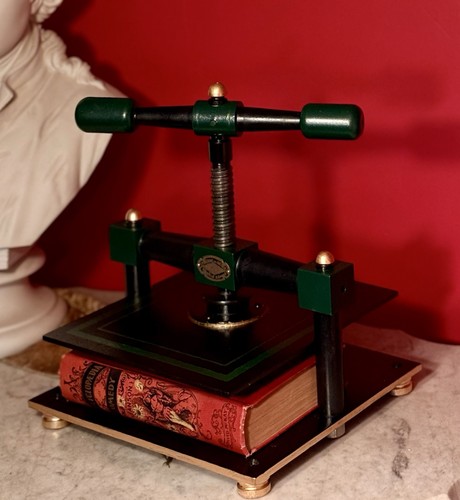 Antique book press - antique, iron