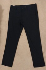 ADIDAS GOLF TROUSERS - SIZE 34/32 IL - 31 USED/NAVY.