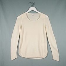 TSE Sweater Jumper Extra Small Beige Cashmere Blend Knit Long Sleeve Preloved