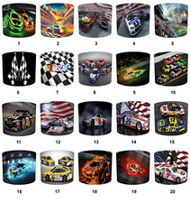 Stock Car Racing NASCAR Lampshades Matches Duvets Wallpaper Wall Murals Curtains