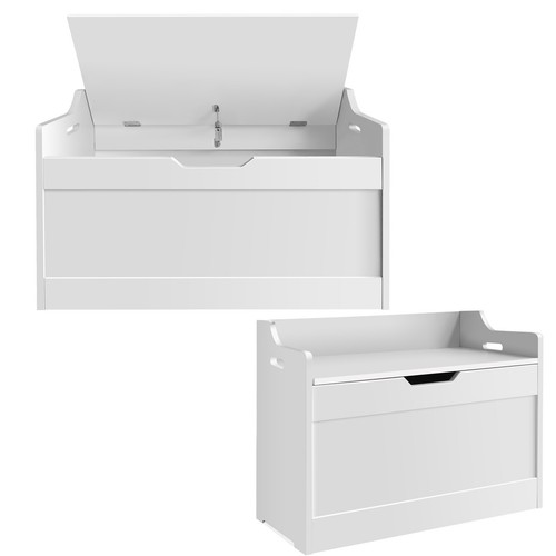 Wooden toy storage unit box - wooden, /