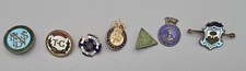 7 Vintage Enamelled Badges Mixed T Patterson J R Gaunt  - GT40