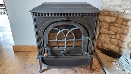 Jotul wood burning stove - burning, stove.