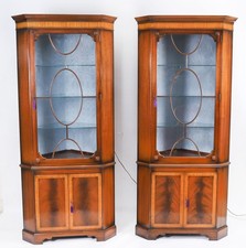 Pair Vintage English Flame
