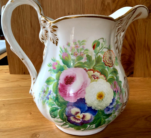 Large handpainted coalport - handpainted,