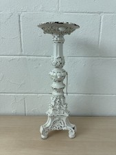 Vintage White Metal Pillar