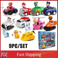 9PCS Dog Patrol Pull Back Toys