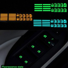 Luminous Decal Car Door Window Night Safety Decal Window Switch Sticker