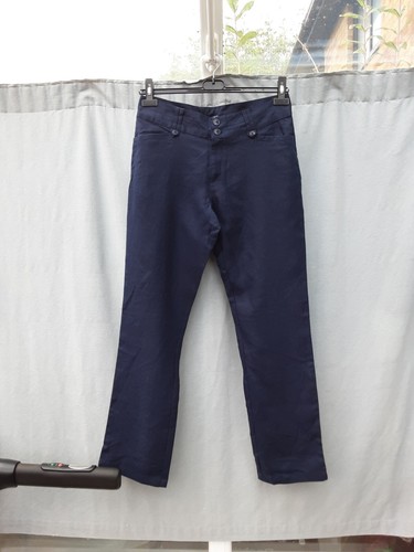 Clothing navy blue linen - bc,