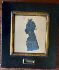 Georgian Silhouette Portrait of a Lady - Circa 1800