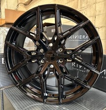 20" MERCEDES SPRINTER Riviera RF16 Flow Formed Gloss Black 8j Alloys X4