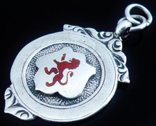 Sterling Silver Red Enamel