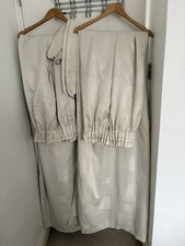 Beautiful Creams Curtains,self Design,Good condition Bargains