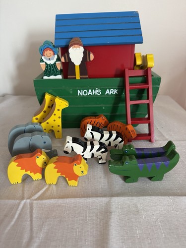 Wooden noah ark - wooden, noah's