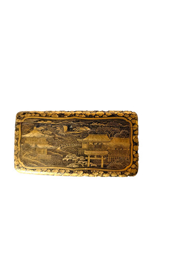 Gold plated damascened iron - damascened,