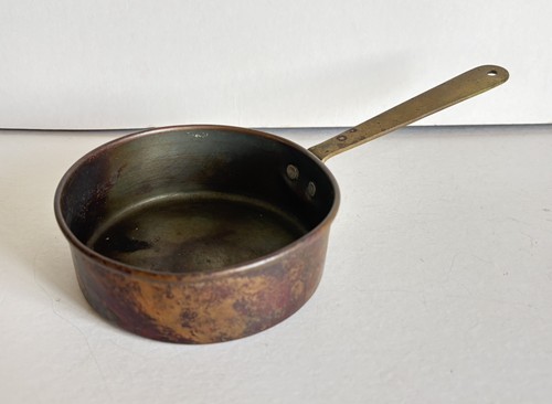 Small vintage copper pan - copper,
