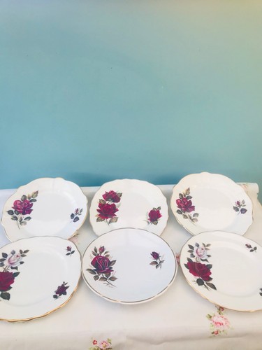 Set mismatched red roses - red,
