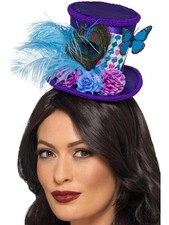 Mad Hatter Mini Feather Hat
