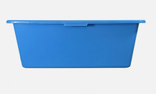 Plastic blue tub - plastic,