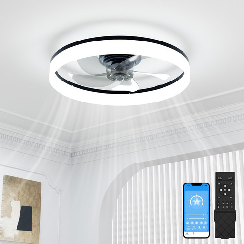 50cm black led - 50cm, ceiling