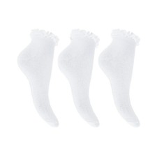 Girls School Socks Frilly Lace