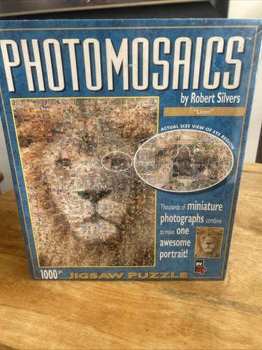 Photomosaics lion 1000 - 1000, piece