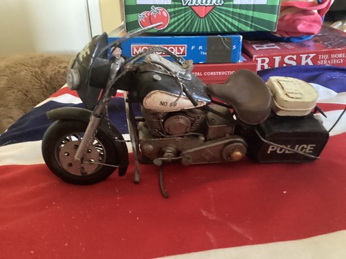 Metal motorbike model - metal, with