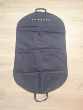 Ralph Lauren Dark Navy Canvas Garment  Suit Carrier Bag Side Zip NWOT BULK150