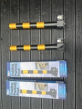 2 x Streetwize Security Theft Round Folding Parking Post with Keys, Lock & Bolts