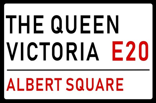 Queen victoria pub - pub, sign