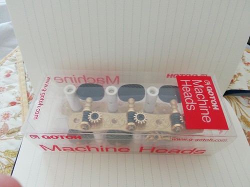 Gotoh machine heads ebony