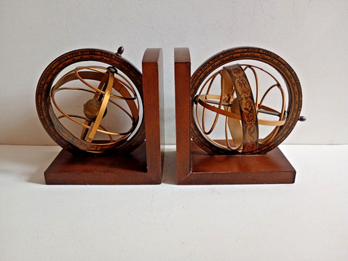 Pair vintage armillary - pair,
