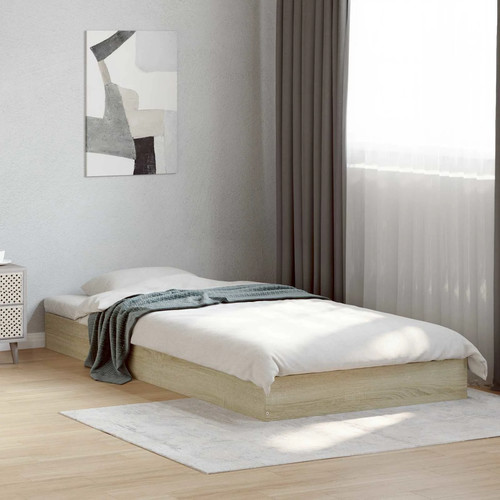 Walplus sonoma oak low - sonoma, bed