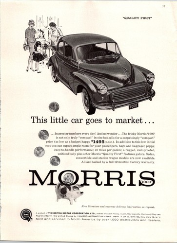 1958 original print morris - 1958,