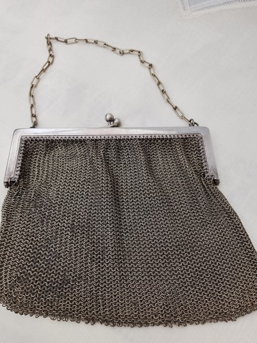 Vintage art deco metal mesh - deco,