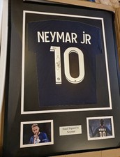 Neymar Signed Framed PSG