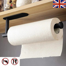 Kitchen Paper Towel Holder Adhesive Tissue Hanger Toilet Roll Paper Dispenser