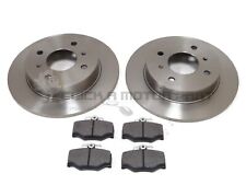 FOR NISSAN ALMERA N16 1.5 1.8 2.2 00-06 NEW 2 REAR BRAKE DISCS & PADS (NOT TINO)