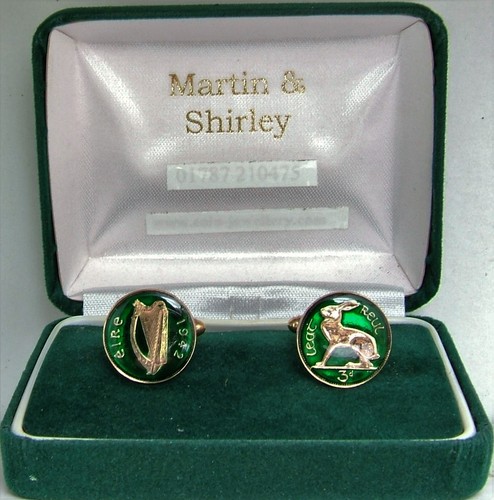 Irish cufflinks made from - cufflinks,