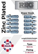 10x Tailboard Rope Hooks Small