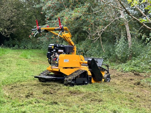 Pedestrian track flail mower - flail,
