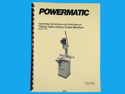Powermatic model 719t - model,
